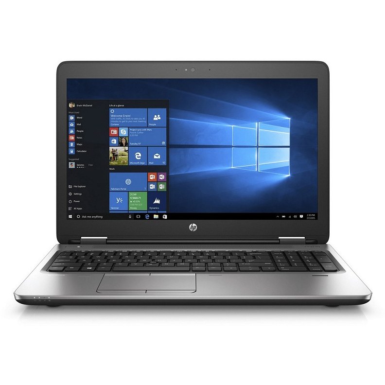 لپ تاپ استوک اچ پی HP 650 G2 I7 Gen 6 8GB 256 ssd intel 15.6 HD